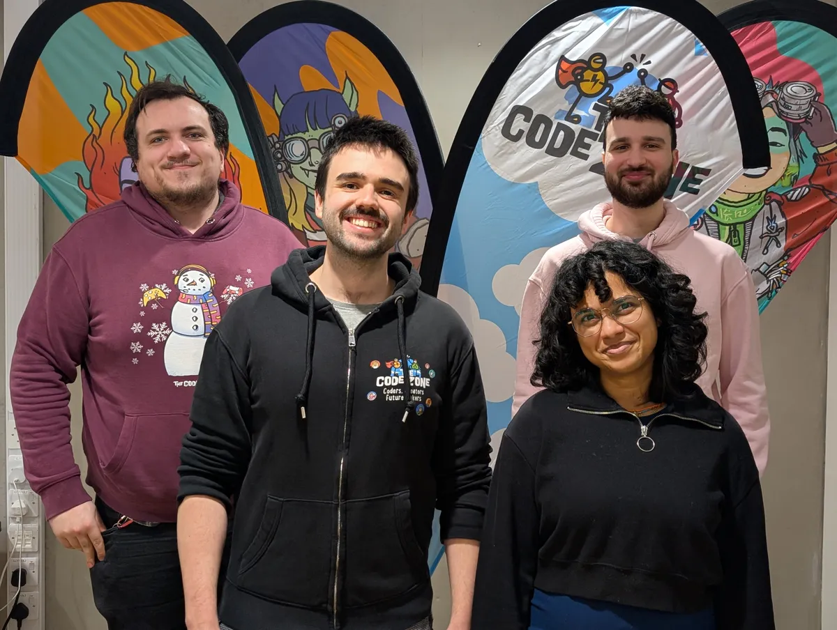 The Code Zone mentor team